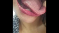 Watch My Tongue Explore My Huge Mouth With Braces